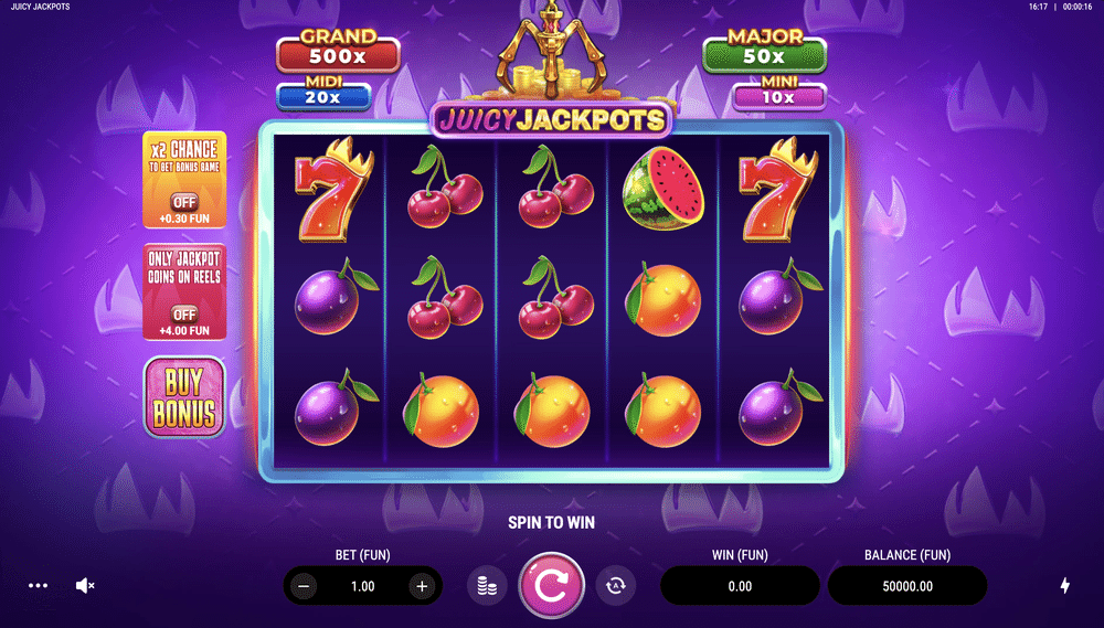 Juicy Jackpots Slot - 1 - BitStarz Casino