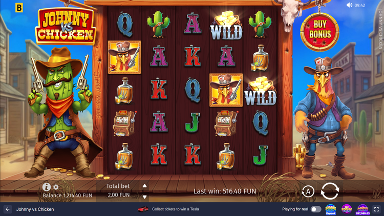 Johnny vs Chicken Slot - 1 - BitStarz Casino