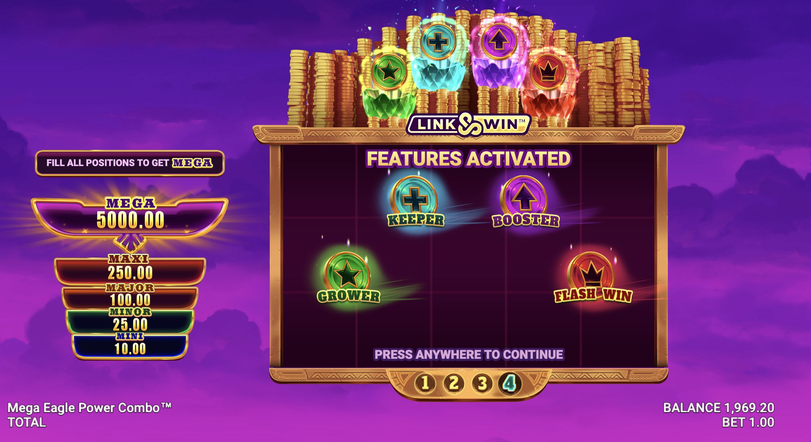 Mega Eagle Power Combo Slot - 2 - BitStarz Casino