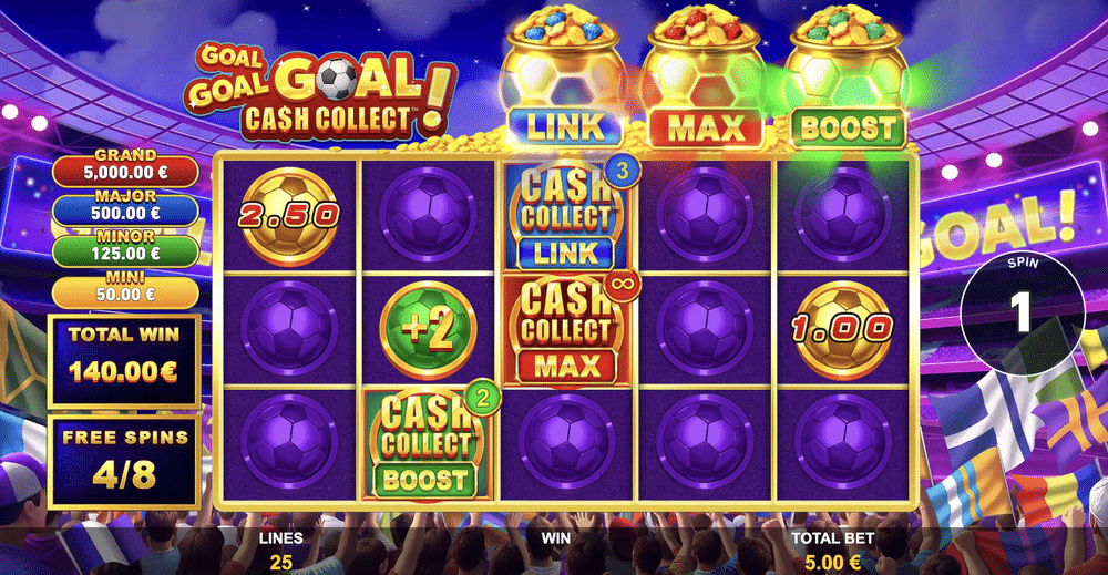 Goal Goal Goal: Cash Collect Slot - 2 - BitStarz Casino