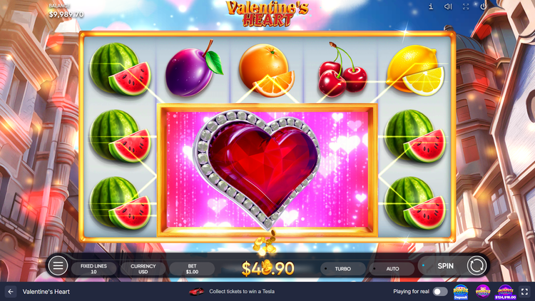 Valentine's Heart Slot - 2 - BitStarz Casino