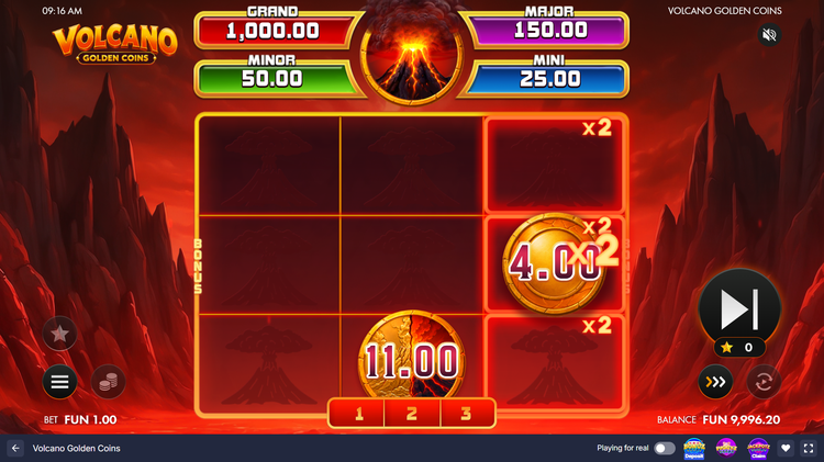 Volcano Golden Coins Slot - 2 - BitStarz Casino