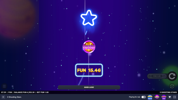 3 Shooting Stars Slot - 2 - BitStarz Casino