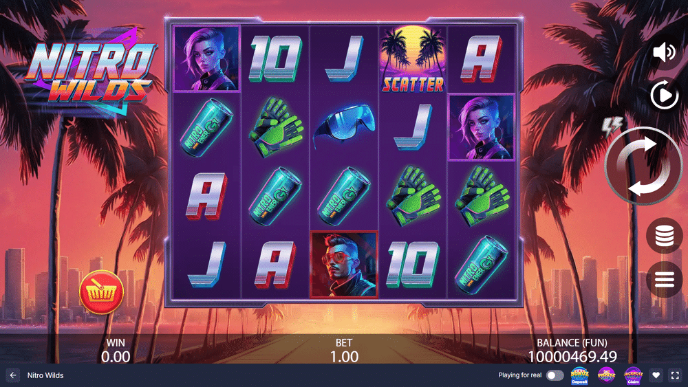Nitro Wilds Slot - 1 - BitStarz Casino