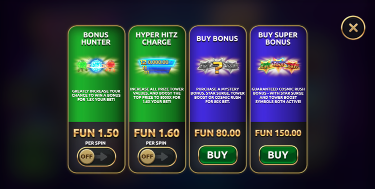 Cosmic Rush: Hyper Hitz Slot - 3 - BitStarz Casino