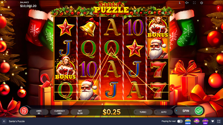 Santa's Puzzle Slot - 1 - BitStarz Casino