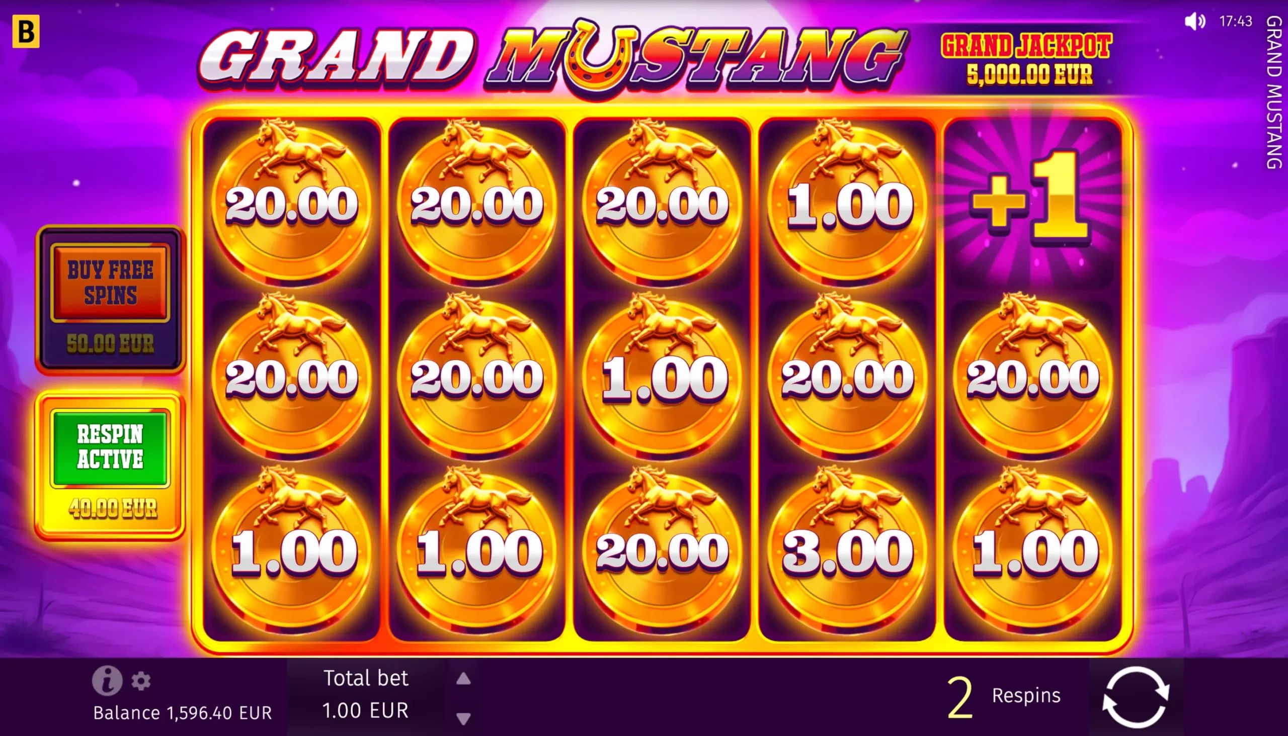 Grand Mustang Slot - 2 - BitStarz Casino