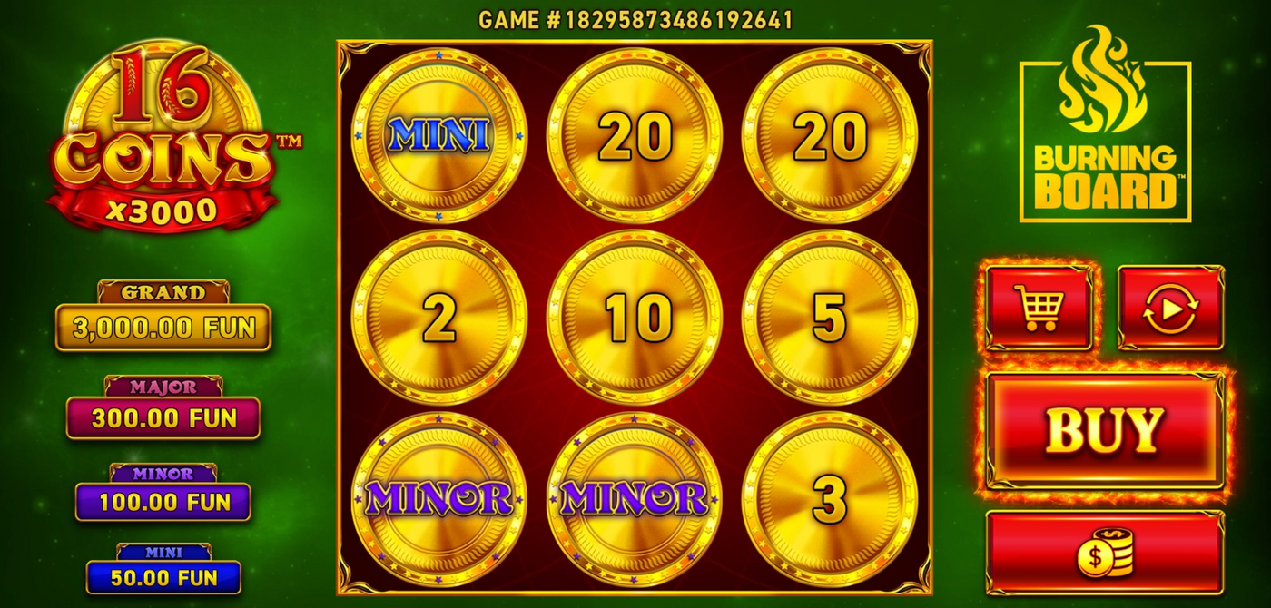 16 Coins Burning Board - 1 - BitStarz Casino