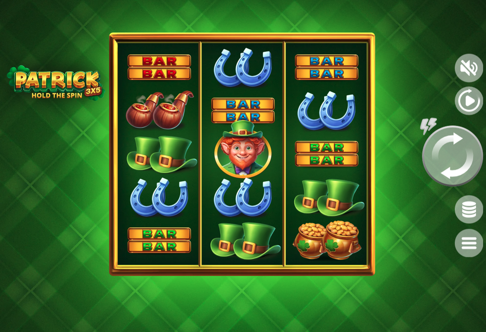 3x5 Patrick: Hold the Spin Slot - 1 - BitStarz Casino