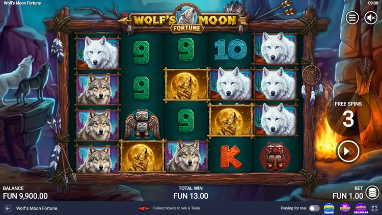 Wolf's Moon Fortune Slot - 2 - BitStarz Casino