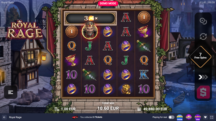 Royal Rage Slot - 2 - BitStarz Casino