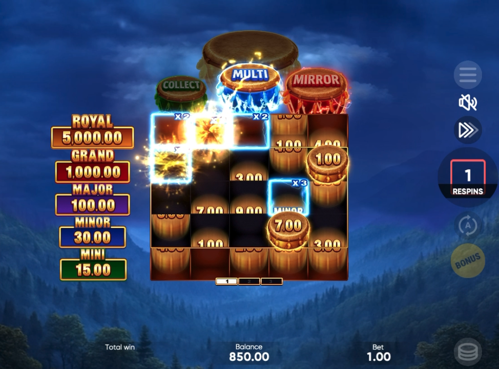 4 Wolf Drums Slot - 2 - BitStarz Casino