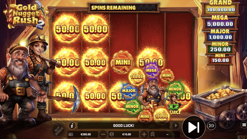 Gold Nugget Rush 2 Slot - 2 - BitStarz Casino