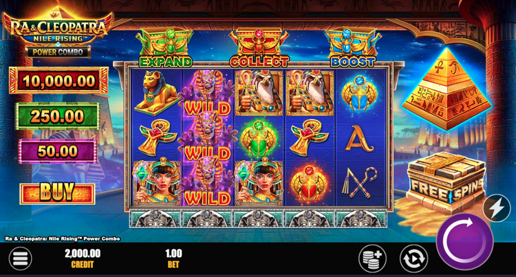 Ra & Cleopatra: Nile Rising Power Combo Slot - 1 - BitStarz Casino