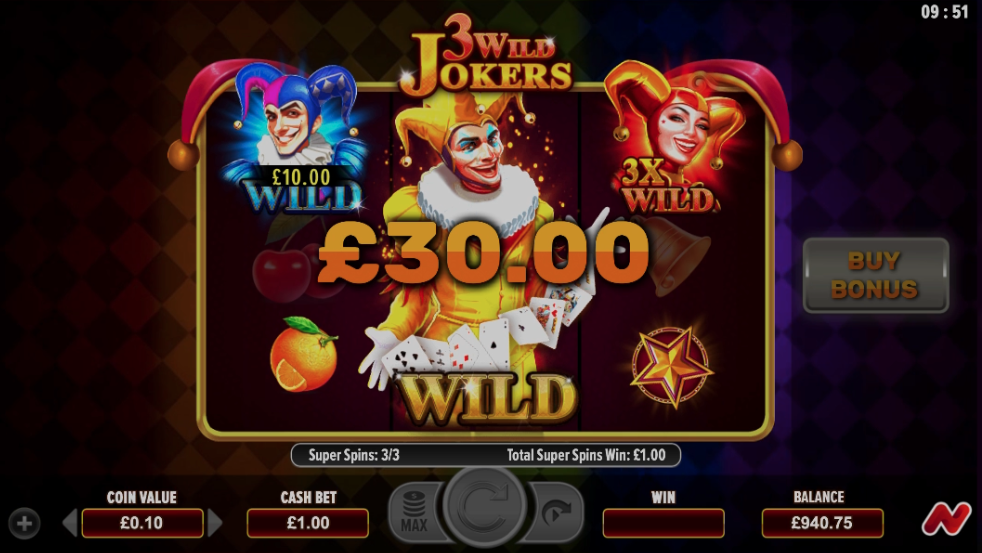 3 Wild Jokers Slot - 2 - BitStarz Casino