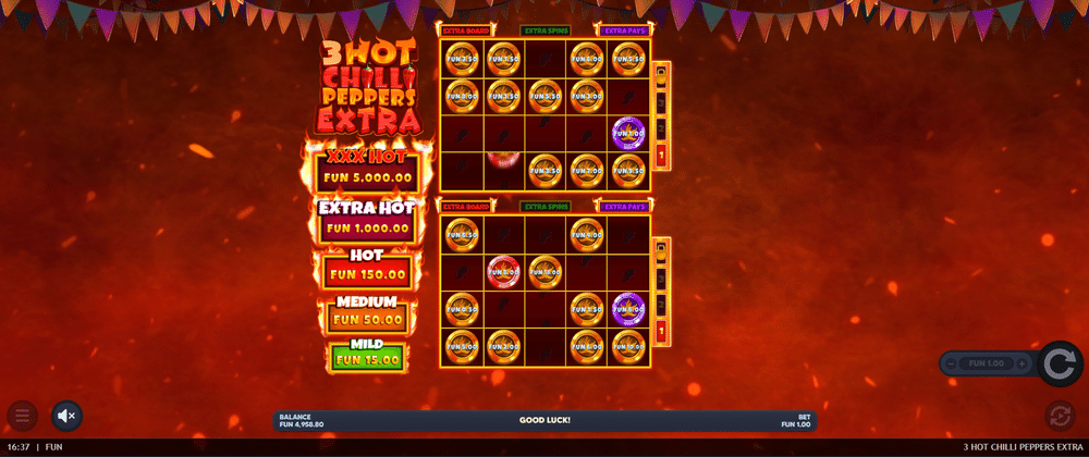 3 Hot Chilli Peppers Extra Slot - 2 - BitStarz Casino