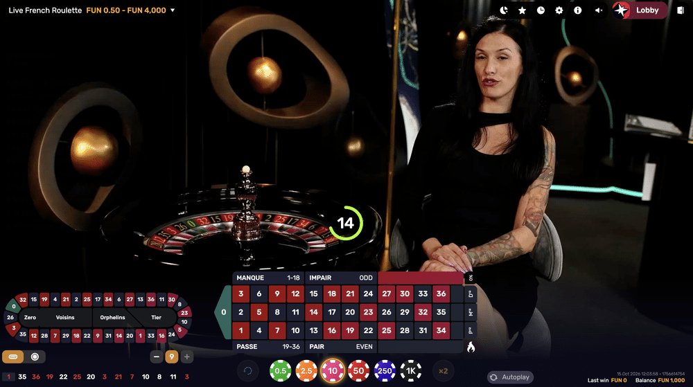 Live French Roulette - 1 - BitStarz Casino