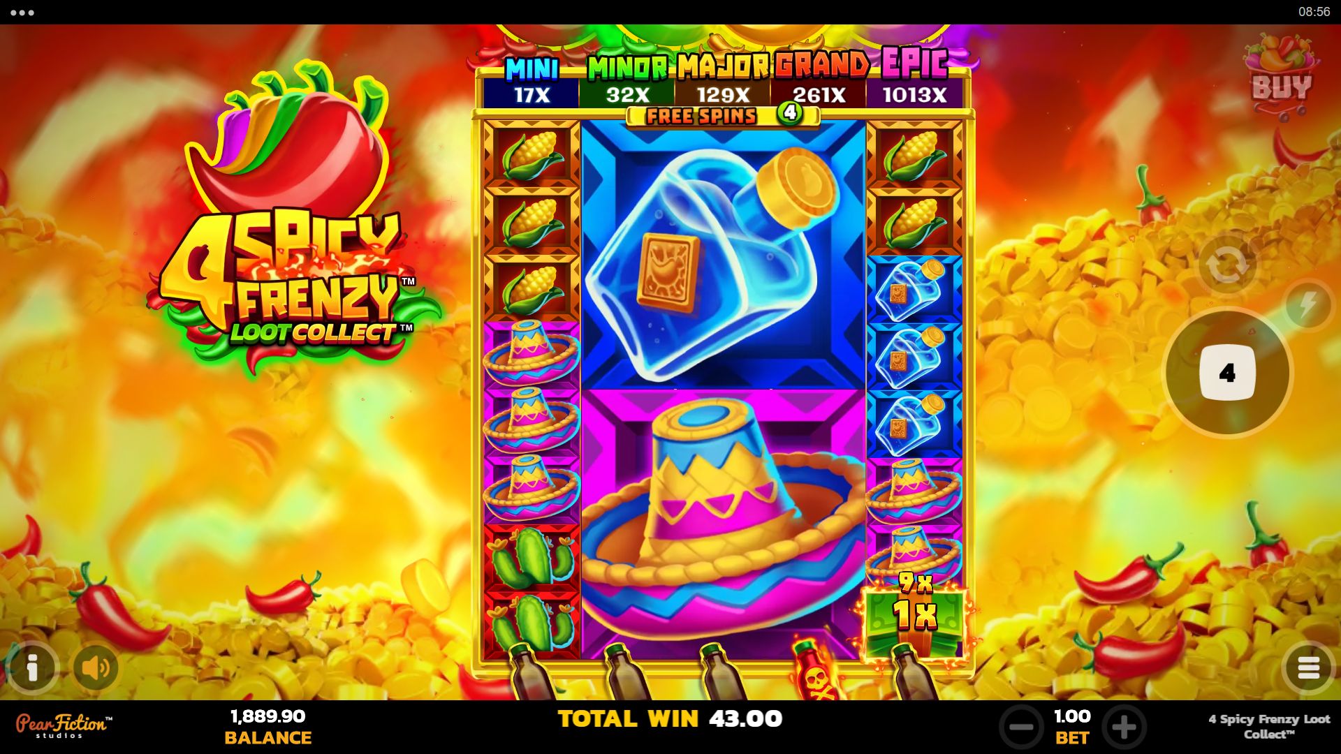 4 Spicy Frenzy Loot Collect Slot - 2 - BitStarz Casino