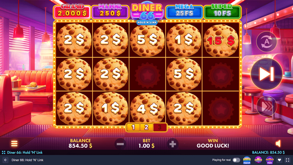 Diner 66: Hold 'N' Link Slot - 2 - BitStarz Casino
