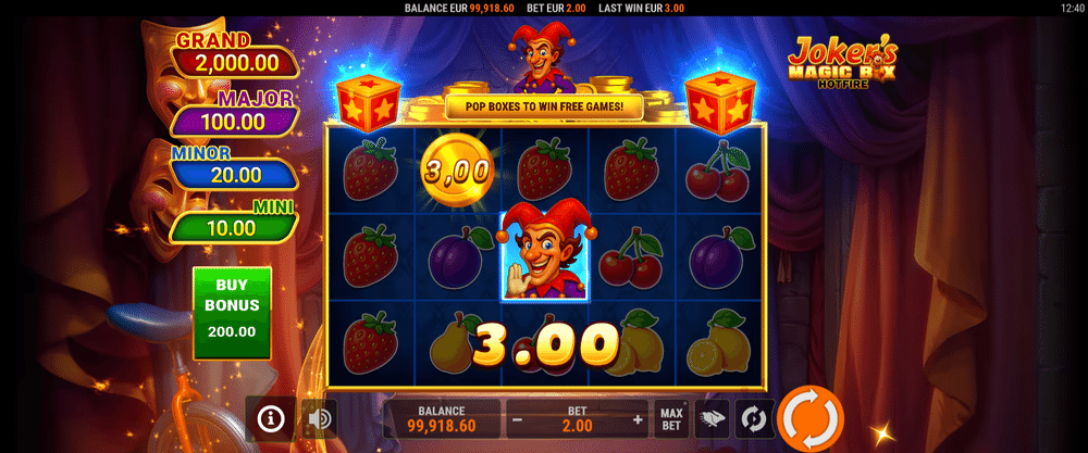 Joker’s Magic Box Hotfire Buy Bonus Slot - 1 - BitStarz Casino