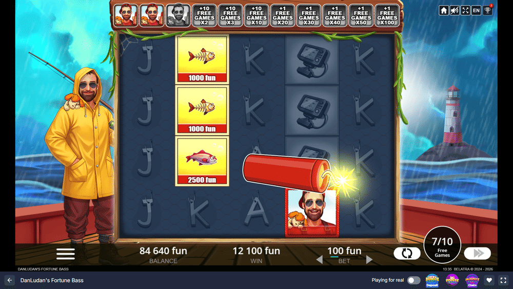 DanLudan's Fortune Bass Slot - 3 - BitStarz Casino