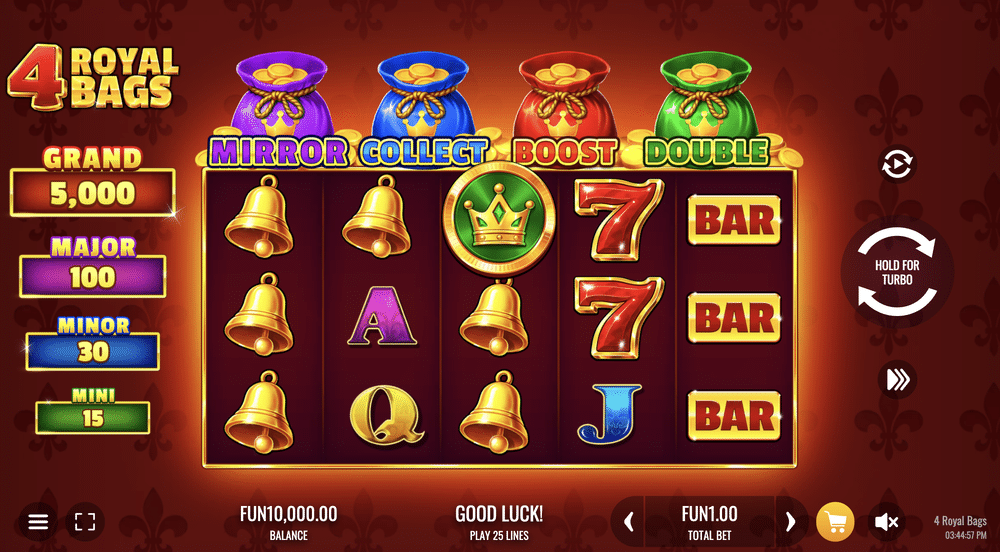 4 Royal Bags Slot - 1 - BitStarz Casino
