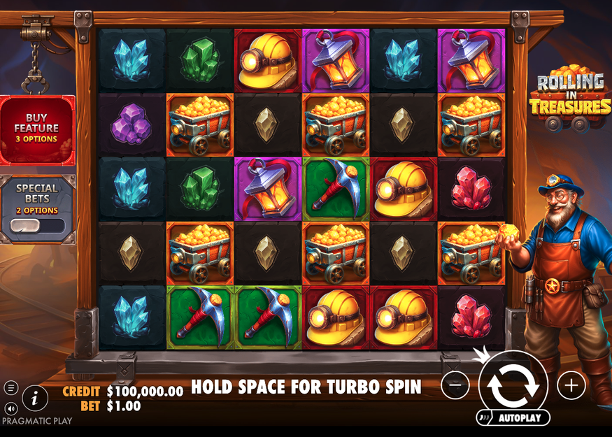 Rolling in Treasures Slot - 1 - BitStarz Casino
