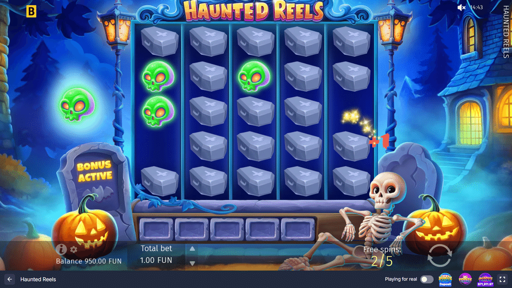Haunted Reels Slot - 2 - BitStarz Casino