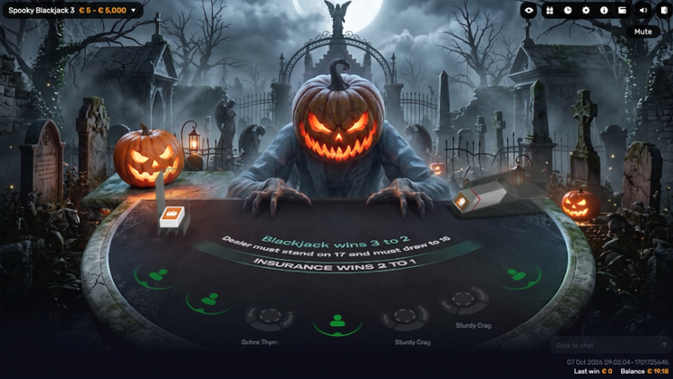 Spooky Blackjack - 1 - BitStarz Casino