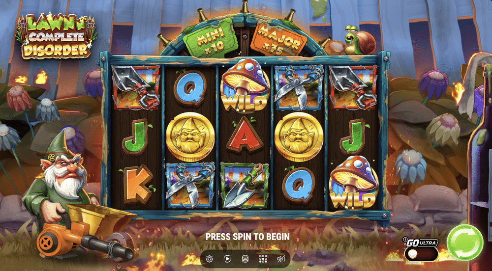 Lawn 'N Complete Disorder Slot - 1 - BitStarz Casino