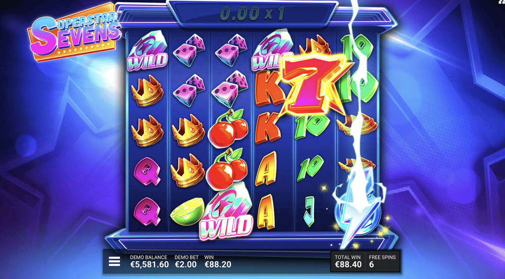 Superstar Sevens Slot - 1 - BitStarz Casino