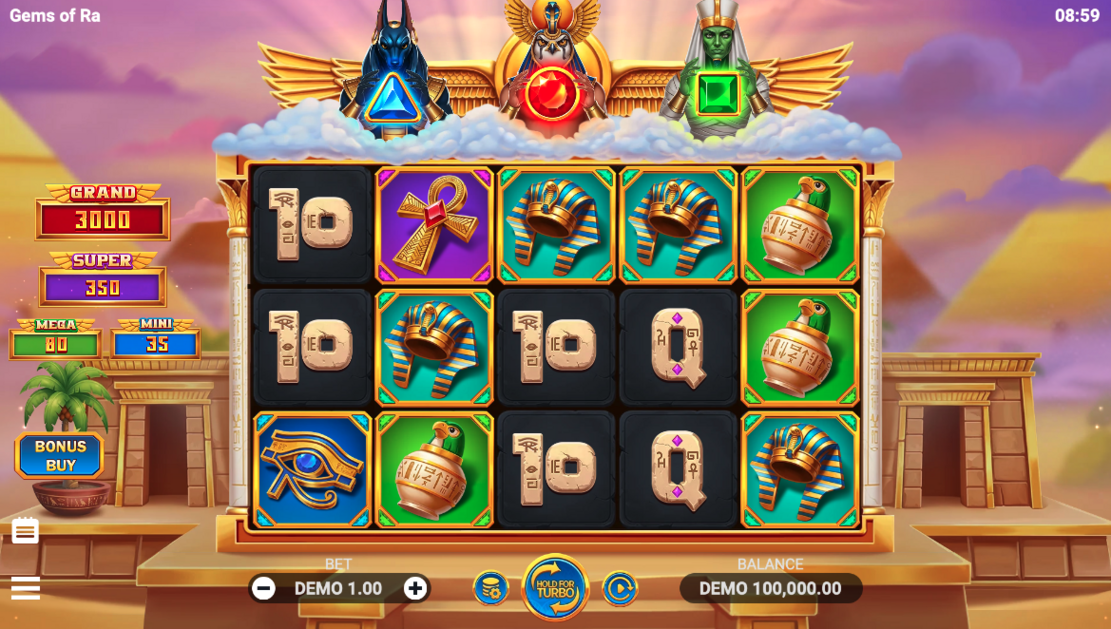 Gems of Ra Slot - 1 - BitStarz Casino