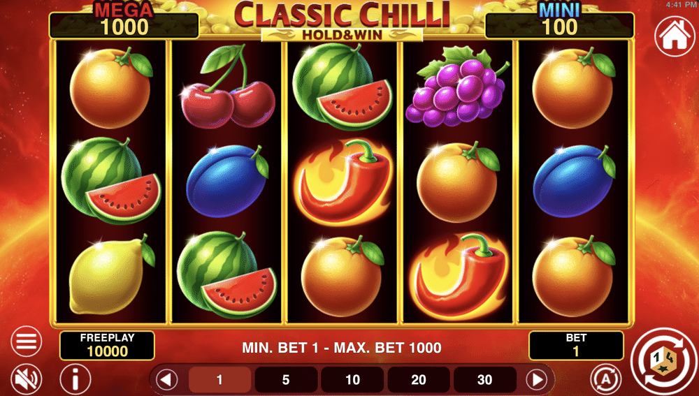 Classic Chilli Hold And Win Slot - 1 - BitStarz Casino