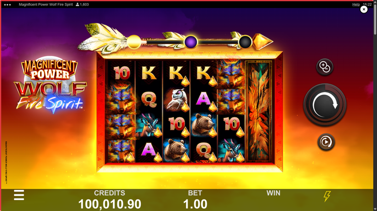 Magnificent Power Wolf Fire Spirit Slot - 1 - BitStarz Casino