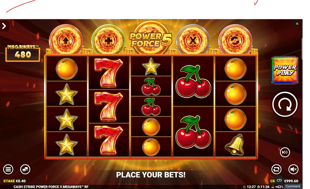 Cash Strike Power Force 5 Megaways Slot - 1 - BitStarz Casino