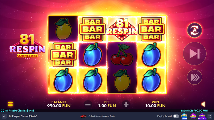 81 Respin: Classic$$erieS Slot - 2 - BitStarz Casino