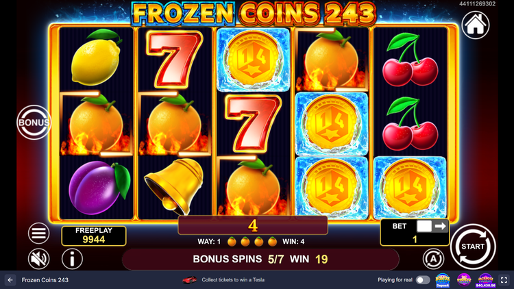 Frozen Coins 243 Slot - 2 - BitStarz Casino