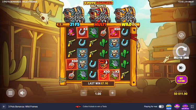 3 Pots Bonanza: Wild Frames Slot - 1 - BitStarz Casino