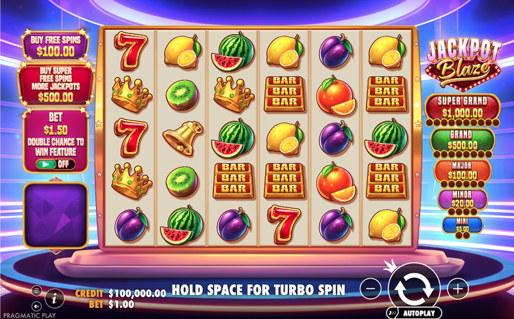 Jackpot Blaze Slot - 1 - BitStarz Casino