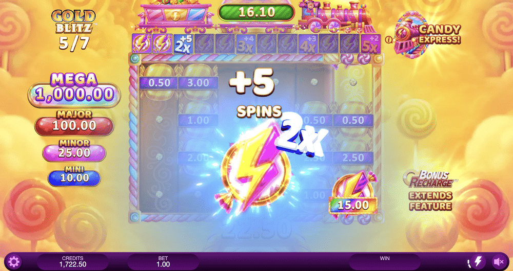 Candy Express Gold Blitz Slot - 2 - BitStarz Casino