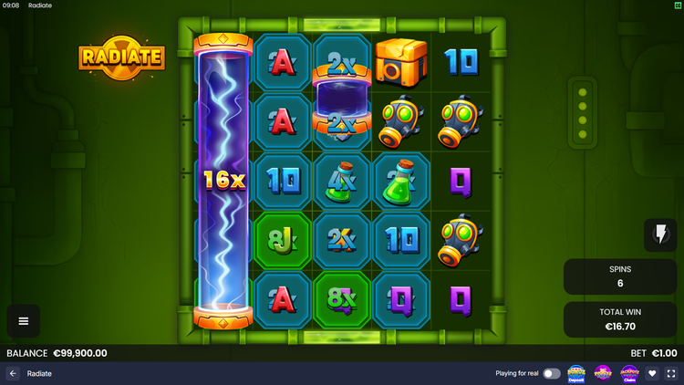 Radiate Slot - 2 - BitStarz Casino