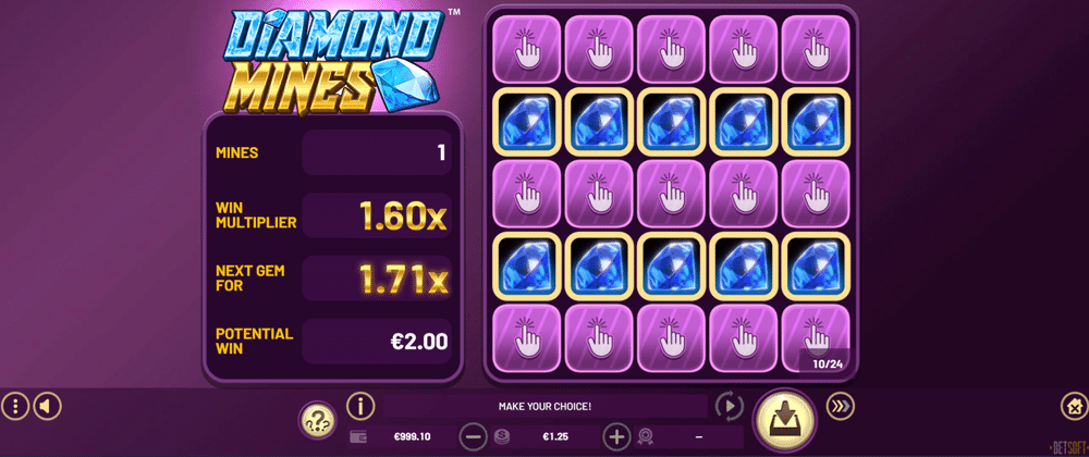 Diamond Mines Slot - 2 - BitStarz Casino