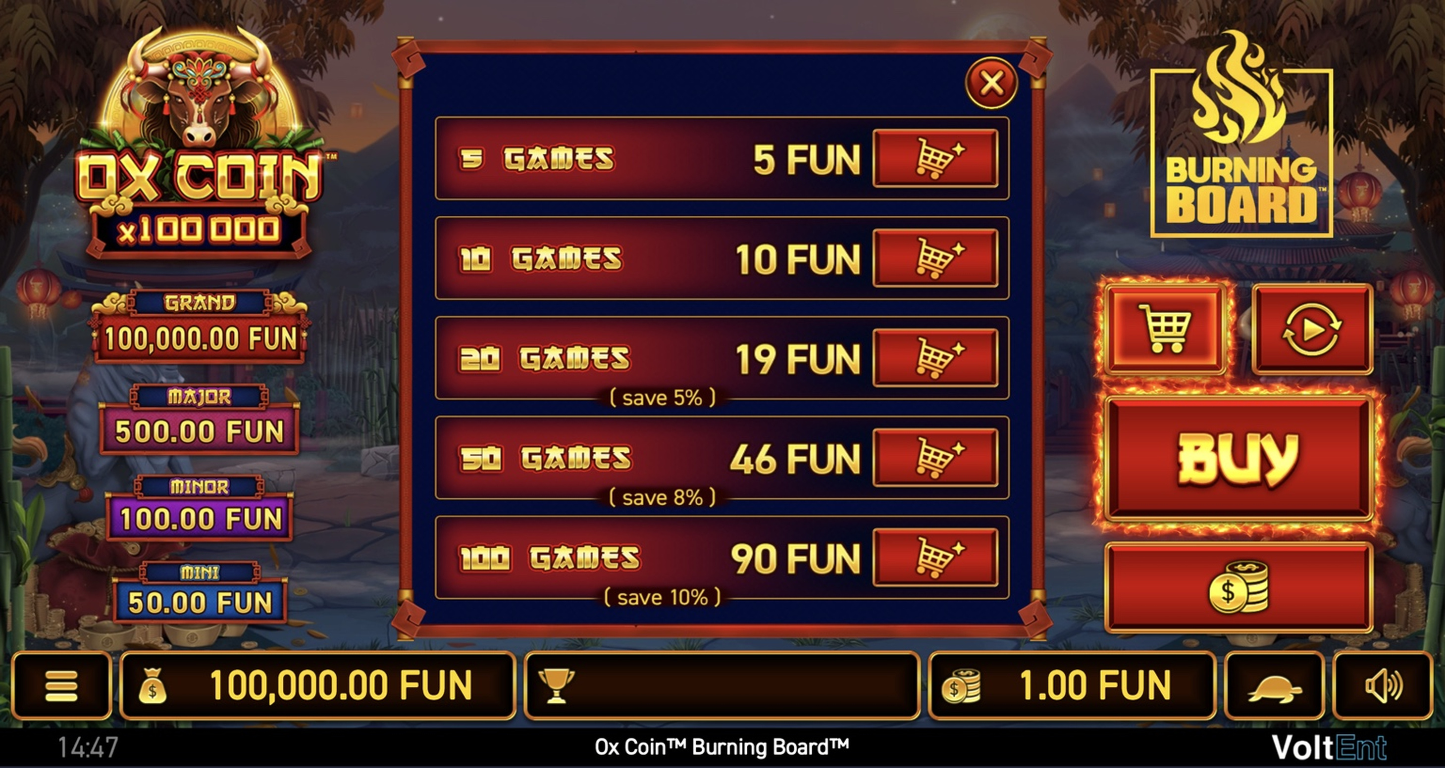Ox Coin Burning Board Slot - 2 - BitStarz Casino