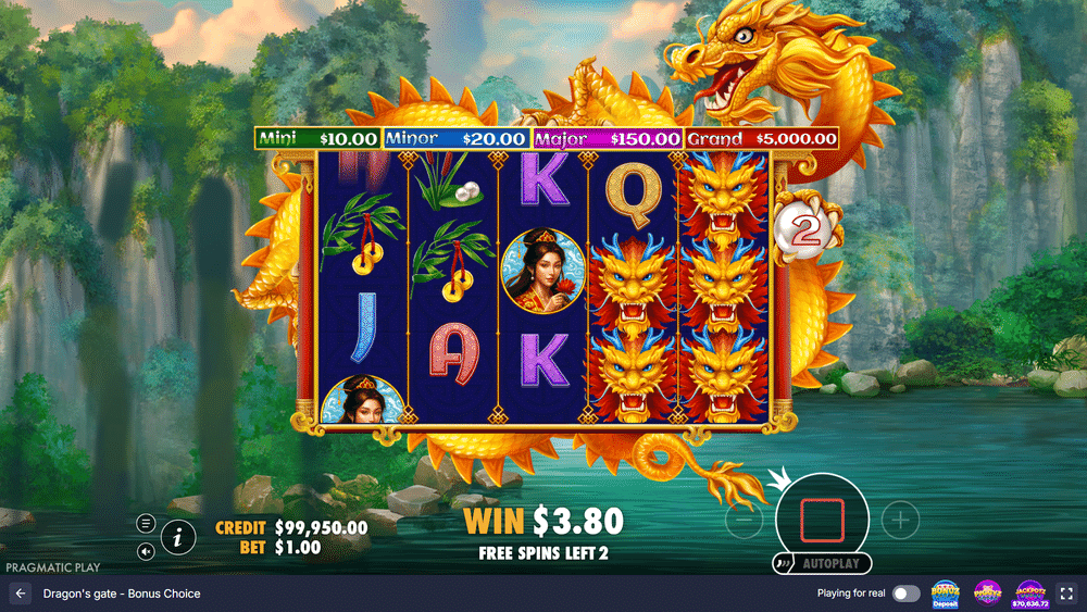 Dragon's Gate - Bonus Choice Slot - 2 - BitStarz Casino