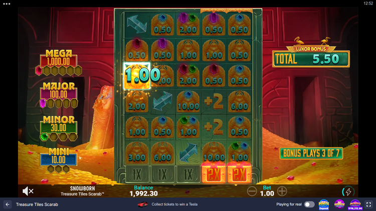 Treasure Tiles Scarab Slot - 2 - BitStarz Casino