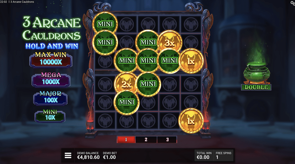 3 Arcane Cauldrons Slot - 1 - BitStarz Casino