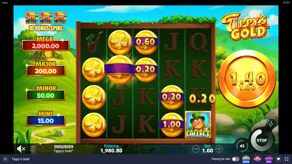 Tippy's Gold Slot - 1 - BitStarz Casino