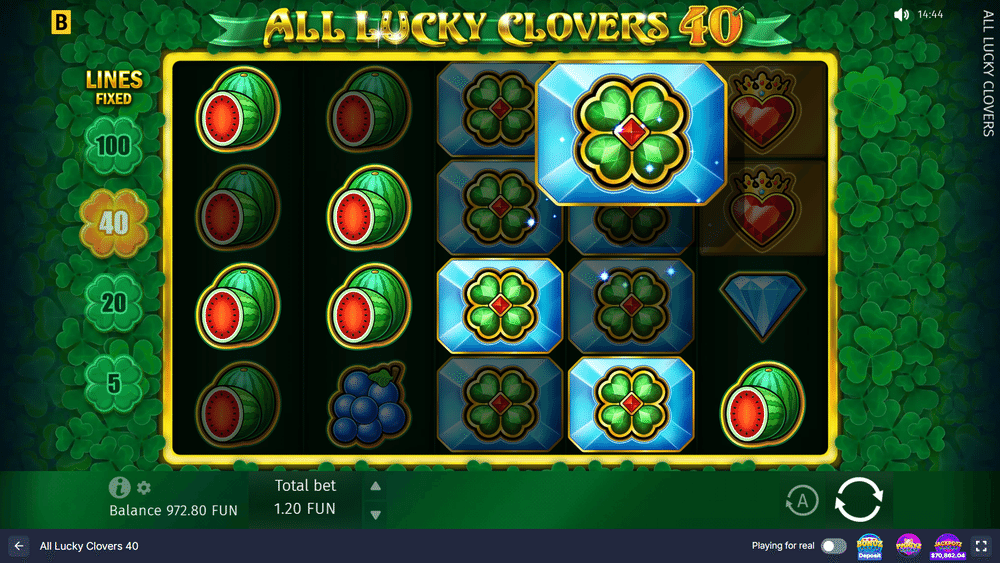 All Lucky Clovers 40 Slot - 2 - BitStarz Casino