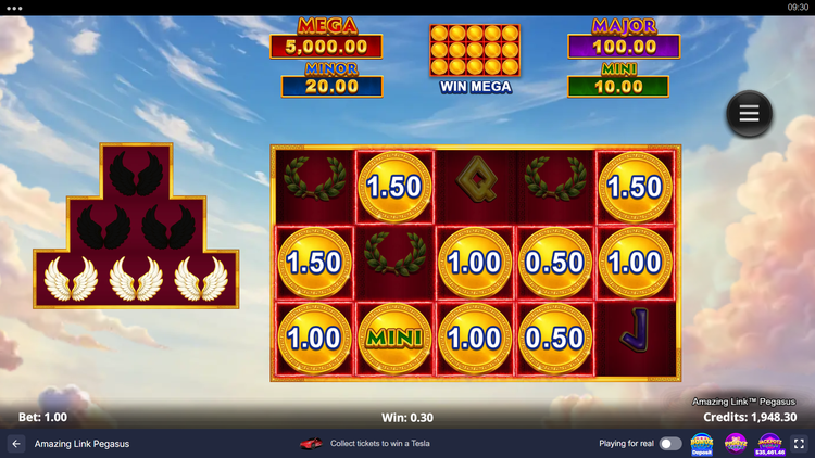 Amazing Link Pegasus Slot - 2 - BitStarz Casino