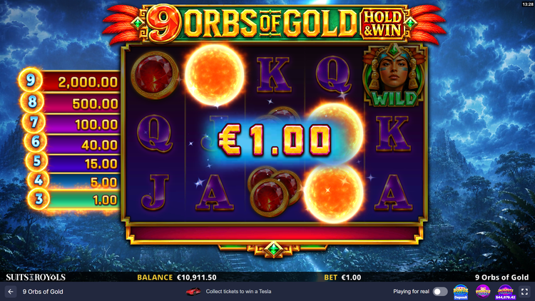 9 Orbs of Gold Slot - 2 - BitStarz Casino